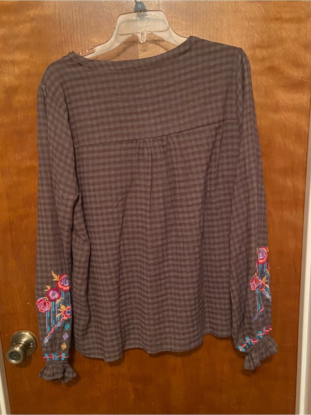 Savanna Jane Long Sleeve Embroidered Top - Picture 2 of 7